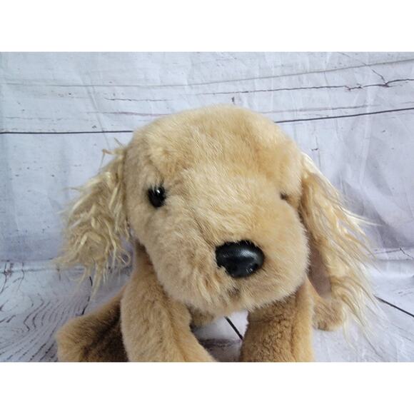 TY 1996 Classic Corky The Cocker Spaniel Dog 10in Plush Stuffed Animal Toy Tan - Picture 2 of 10